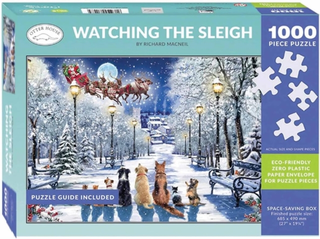 Jigsaw 1000 Piece - Watching The Sleigh (L)
