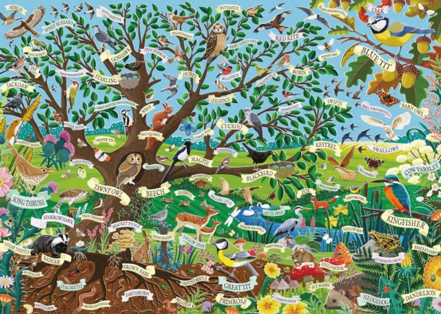 Jigsaw 1000 Piece - Wildlife Tree (L)
