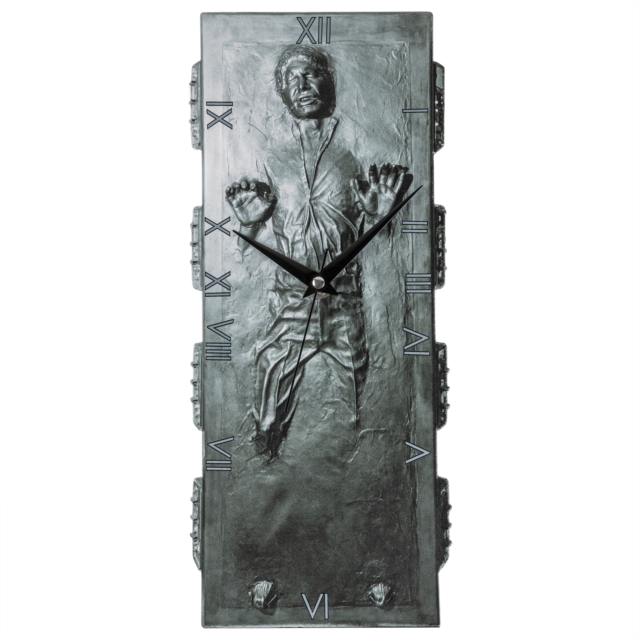 HAN SOLO CARBONITE SHAPED WALL CLOCK
