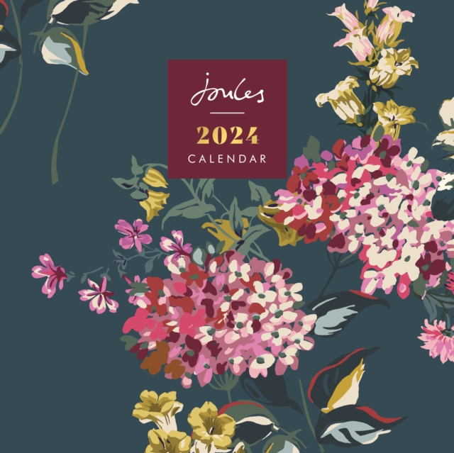 Joules Floral Square Wall Calendar 2024