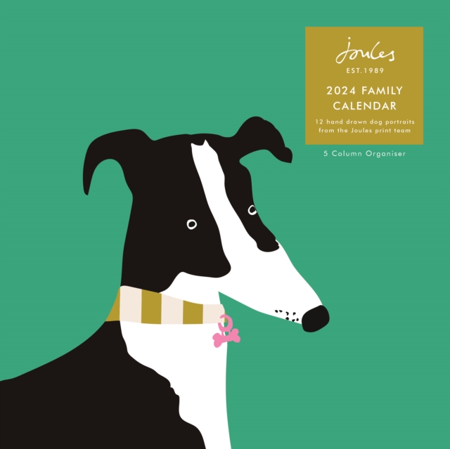 Joules Dogs Portraits Square Wall Calendar 2024