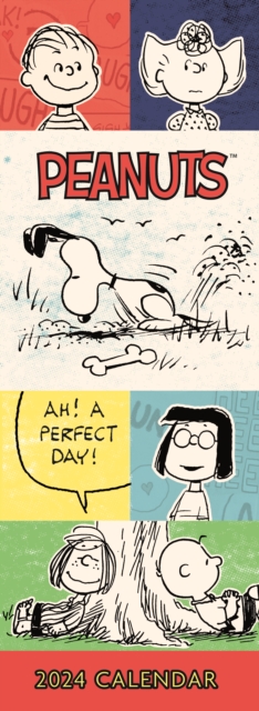 Peanuts Slim Calendar 2024