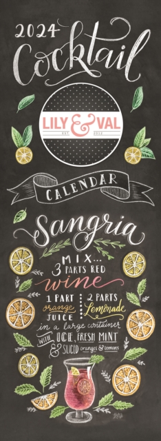 Lily & Val Slim Calendar 2024