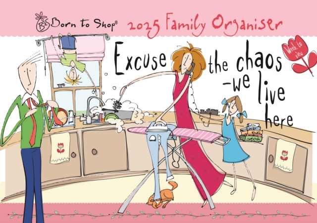 Born to Shop Week-to-View Planner A4 Calendar 2025