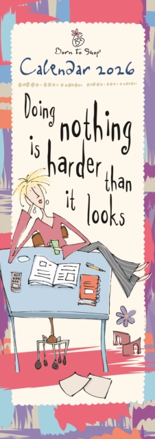 Born To Shop Slim Calendar 2026