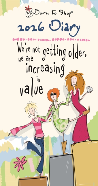 Born to Shop Deluxe Slim Diary 2026