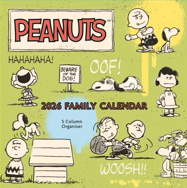 Peanuts Planner Wall Calendar 2026