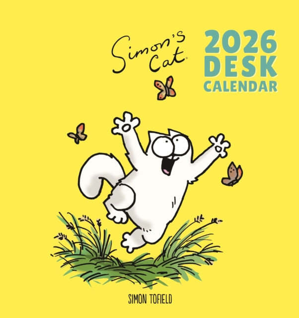 Simons Cat Easel Desk Calendar 2026