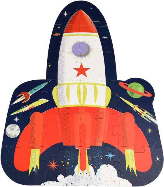 Rocket jigsaw puzzle - Space Age