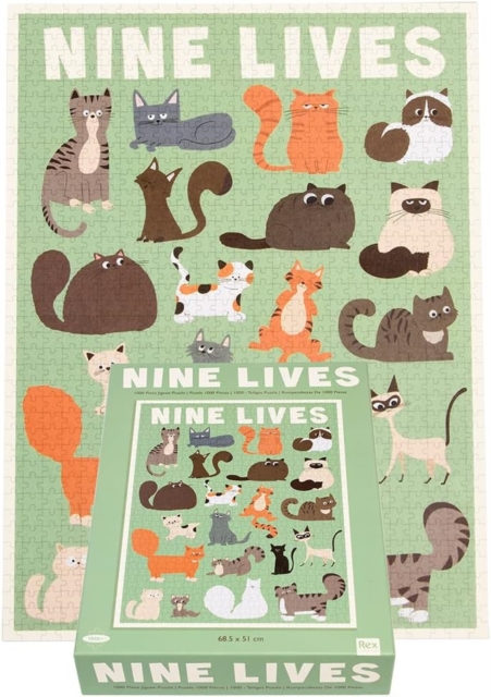 Jigsaw puzzle (1000 pieces) - Nine Lives