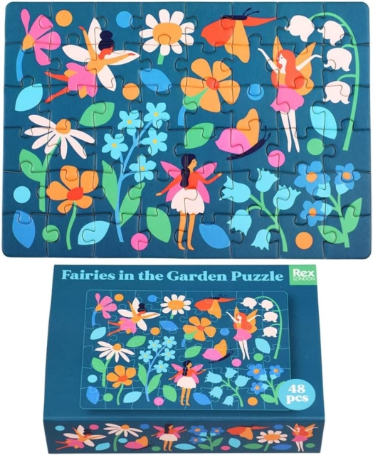 Matchbox jigsaw puzzle - Fairies in the Garden