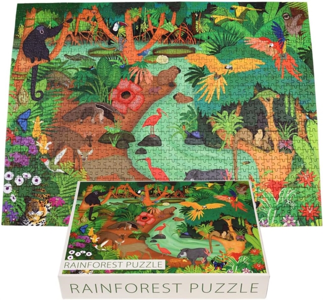 Jigsaw puzzle (1000 pieces) - Rainforest