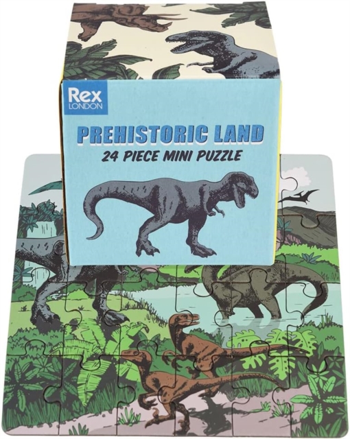 Mini jigsaw puzzle - Prehistoric Land