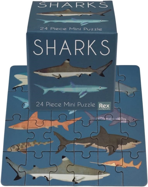 Mini jigsaw puzzle - Sharks