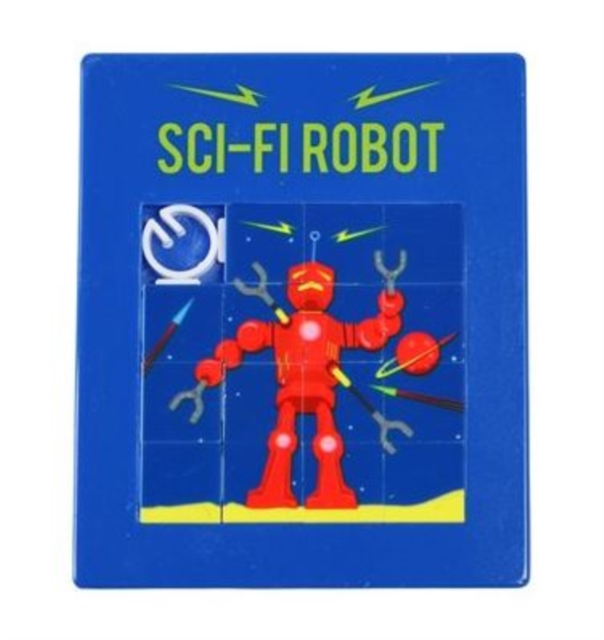 Slide puzzle - Sci-fi robot