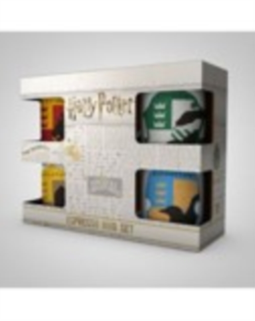 Harry Potter - Set 4 Espresso Mugs - House Pride