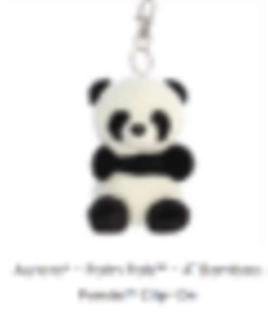 PP Bamboo Panda Clip-On 4In