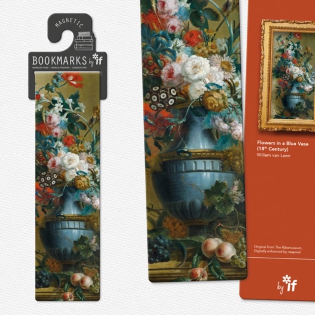Classics Magnetic Bookmarks - Flowers In A Blue Vase