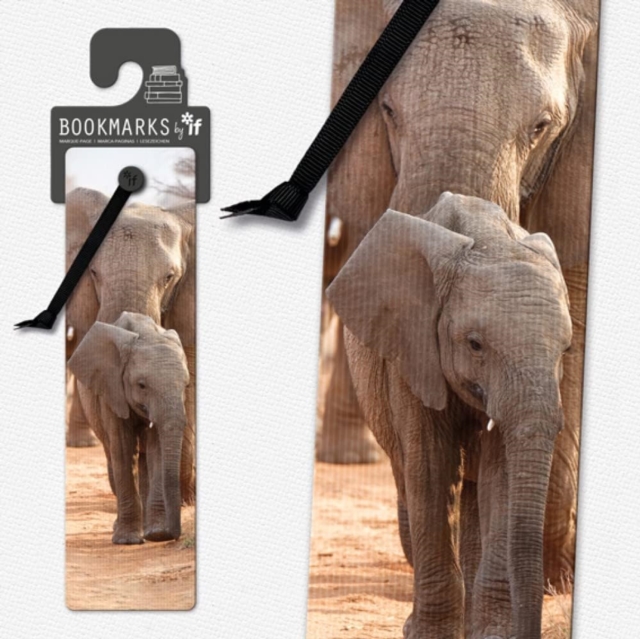 3D Bookmarks - African Elephant