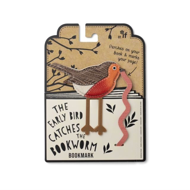 Early Bird Catches the Bookworm Bookmark - Robin