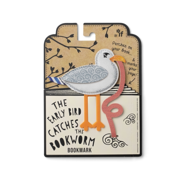 Early Bird Catches the Bookworm Bookmark - Seagull