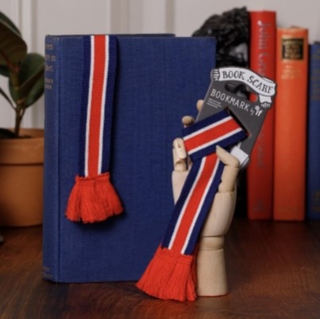 Book Scarf Bookmark - Red, White & Blue