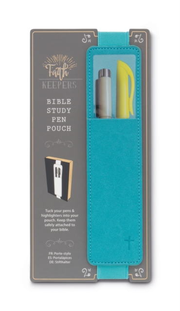 Faith Keepers Bible Study Pen Pouch - Turquoise