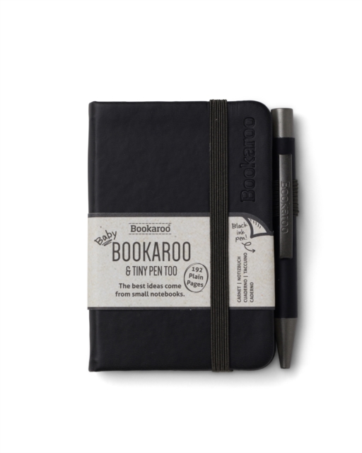 Bookaroo - A7 Baby Notebook & Pen - Black