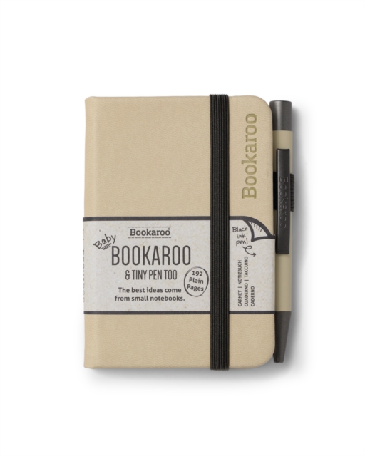 Bookaroo - A7 Baby Notebook & Pen - Cream