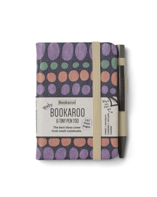 Bookaroo - A7 Baby Notebook & Pen - Pastels Cream - Dots