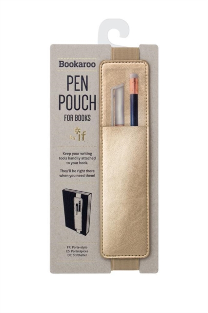 Bookaroo Pen Pouch - Gold