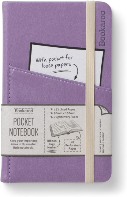 Bookaroo Pocket Notebook (A6) Journal - Aubergine