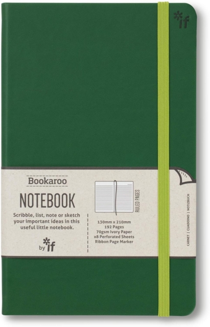 Bookaroo Notebook (A5) Journal - Forest Green