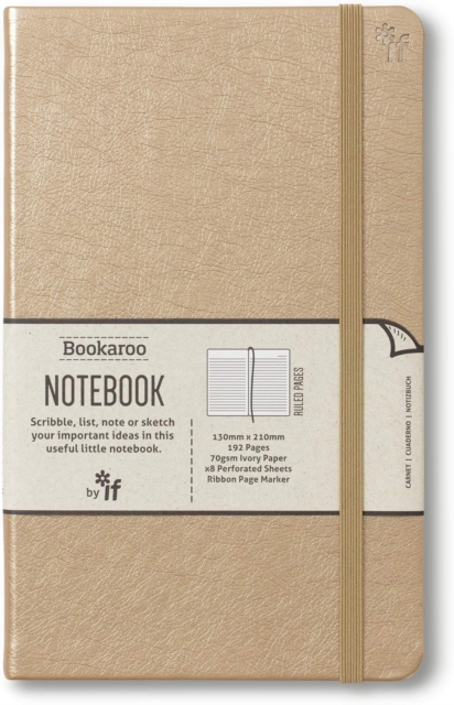 Bookaroo Notebook (A5) Journal - Gold