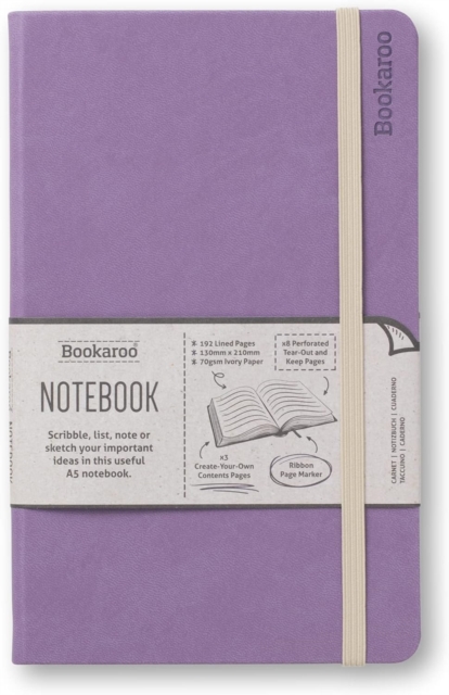 Bookaroo Notebook (A5) Journal - Aubergine