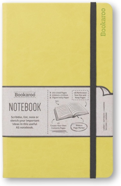 Bookaroo Notebook (A5) Journal - Lime