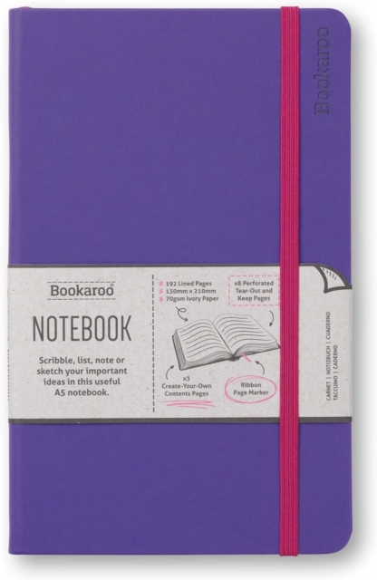 Bookaroo Notebook (A5) Journal - Purple