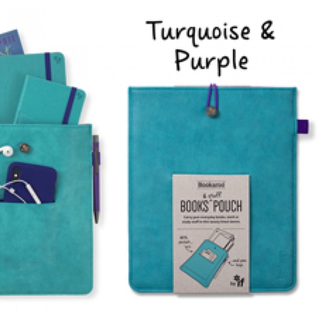 Bookaroo Books & Stuff Pouch Turquoise