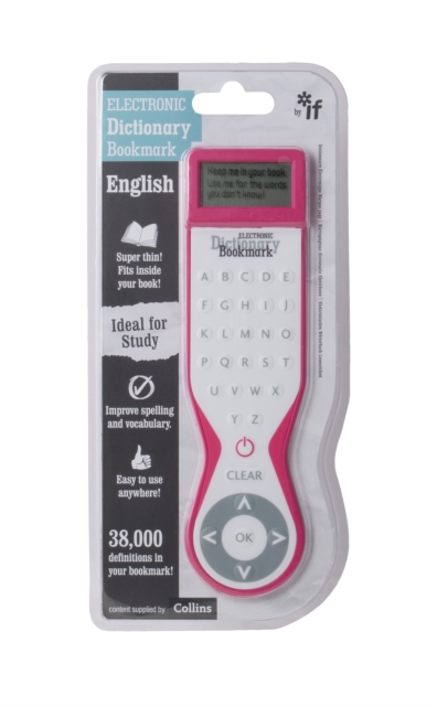 Electronic Dictionary Bookmark - English (UK) Pink