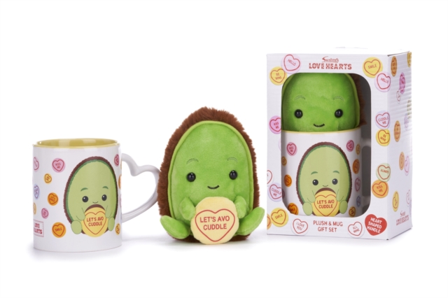 Love Hearts Avo-Cuddle Mug And Plush Set