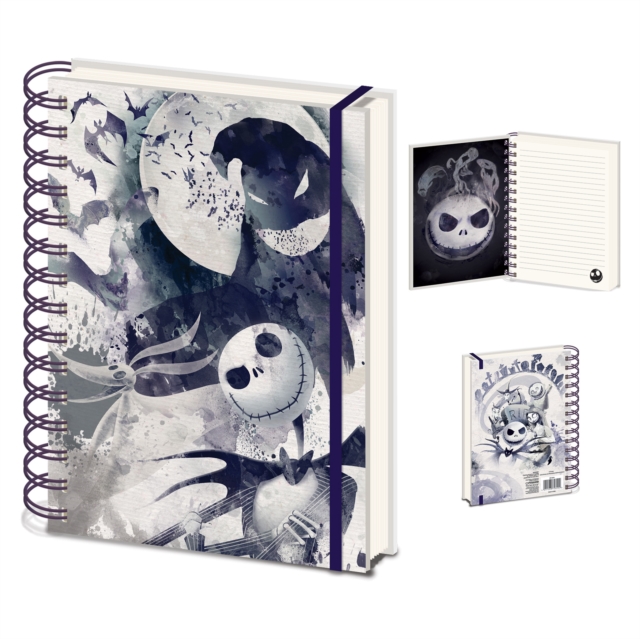 Nightmare Before Christmas (Water Colour) A5 Wiro Notebook