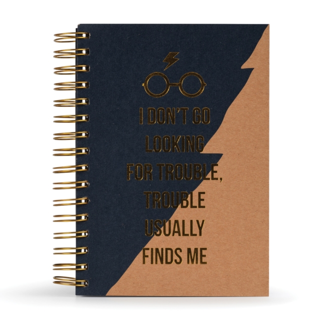 Harry Potter (Trouble Usually Finds Me) A5 Premium Notebook