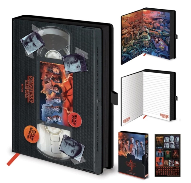 Stranger Things 4 (VHS) A5 Premium Notebook