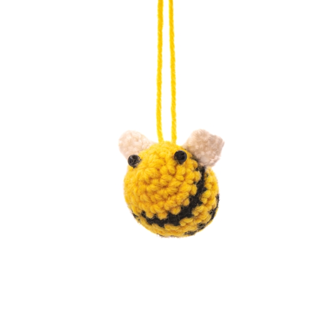 Crochet Bee Felt Hanging Decoration