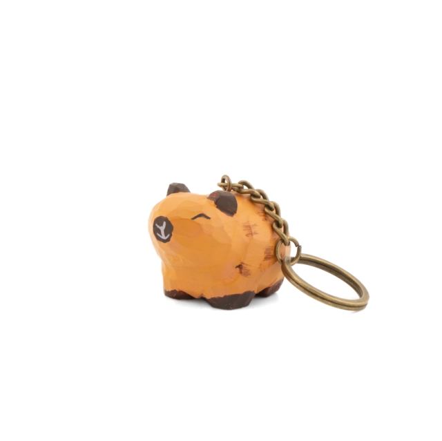 Capybara Wooden Keyring