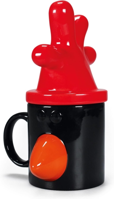 Mug Shaped w/Lid Boxed (340ml) - Wallace & Gromit (Feathers)