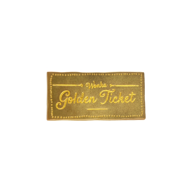 Pin Badge - Roald Dahl (Charlie) Gold Tkt.