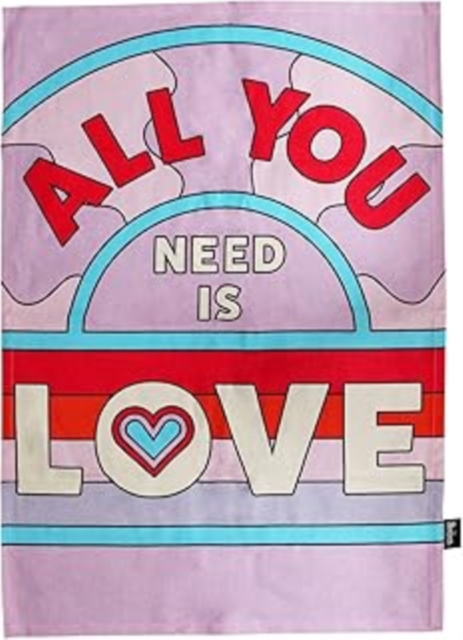 Tea Towel Recycled Cotton - The Beatles (All You Need Is)