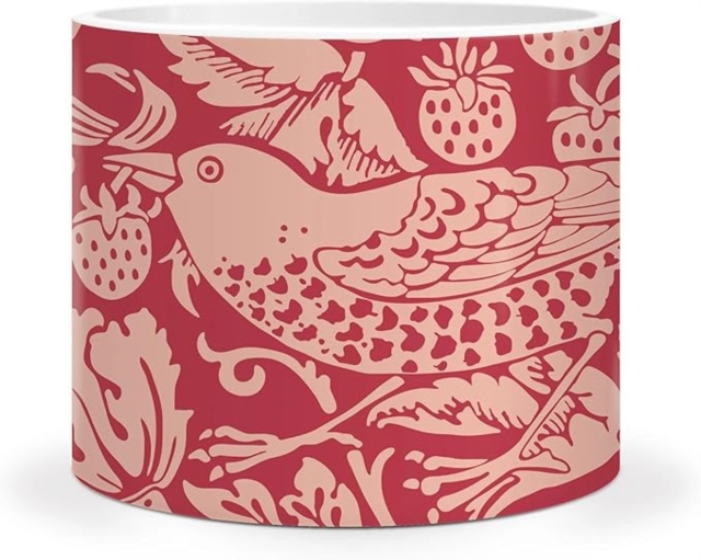 Ceramic Pot (6cm) - ACS William Morris (Raspberry)