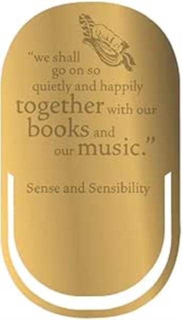 Bookmark Metal - Pulteney Press (Jane Austen)